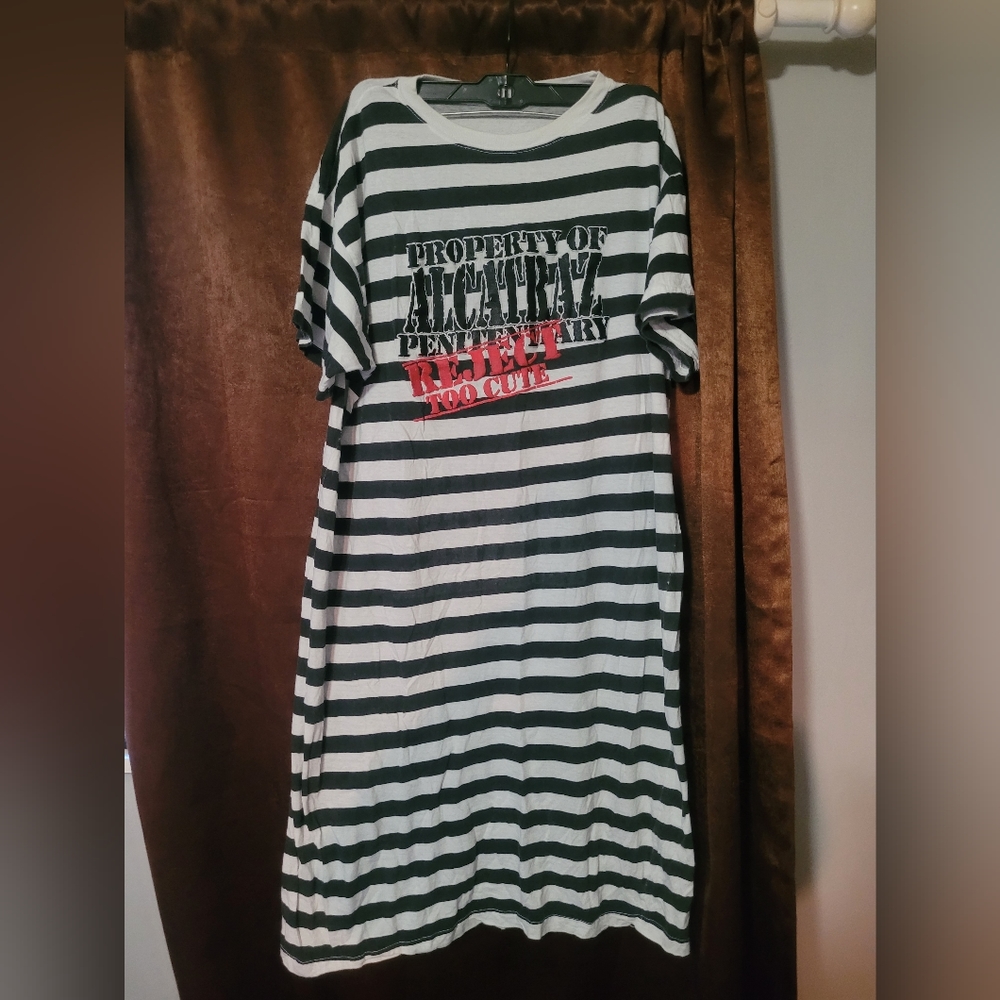 XL, long,  short sleeve,  sleep shirt
